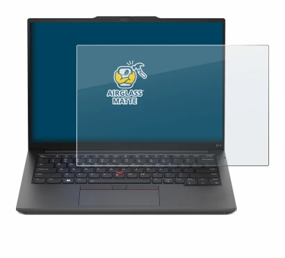 Immagine del dispositivo Lenovo ThinkPad E14 Gen 5 con un'ampia varietà di protezioni per lo schermo.