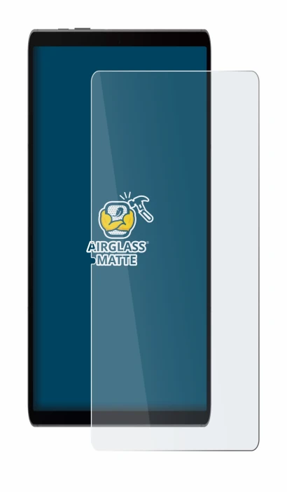 Immagine del dispositivo Samsung Galaxy Tab S9 FE con un'ampia varietà di protezioni per lo schermo.