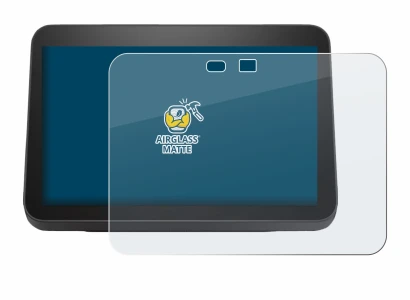 Immagine del dispositivo Amazon Echo Show 8 2023 (3a Gen.) con un'ampia varietà di protezioni per lo schermo.