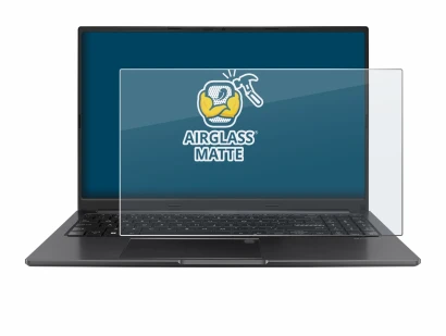 Immagine del dispositivo ASUS Vivobook 15 OLED con un'ampia varietà di protezioni per lo schermo.