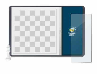 Immagine del dispositivo Chessnut Evo con un'ampia varietà di protezioni per lo schermo.