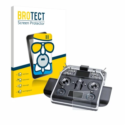 Parte frontale di una confezione del prodotto con il logo del marchio BROTECT. Accanto è raffigurato il dispositivo Graupner M