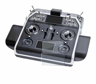 Immagine del dispositivo Graupner MC-28 con un'ampia varietà di protezioni per lo schermo.