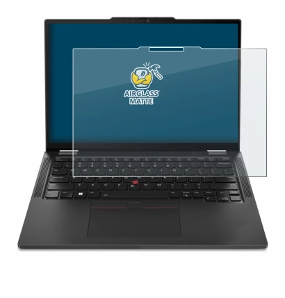 Immagine del dispositivo Lenovo ThinkPad X13 2-in-1 Gen 5 con un'ampia varietà di protezioni per lo schermo.