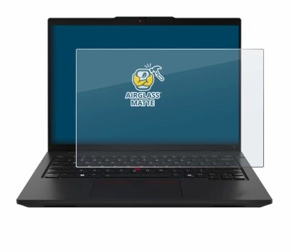 Immagine del dispositivo Lenovo ThinkPad L14 Gen 5 con un'ampia varietà di protezioni per lo schermo.