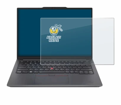 Immagine del dispositivo Lenovo ThinkPad E14 Gen 6 con un'ampia varietà di protezioni per lo schermo.
