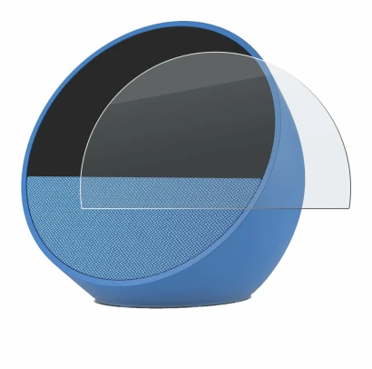 Immagine del dispositivo Amazon Echo Spot 2024 con un'ampia varietà di protezioni per lo schermo.