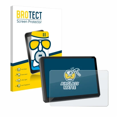 Parte frontale di una confezione del prodotto con il logo del marchio BROTECT. Accanto è raffigurato il dispositivo Carpuride 