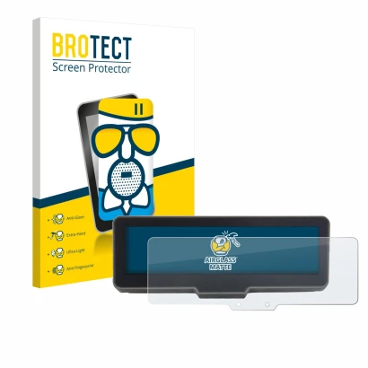 Parte frontale di una confezione del prodotto con il logo del marchio BROTECT. Accanto è raffigurato il dispositivo KTM 990 Du