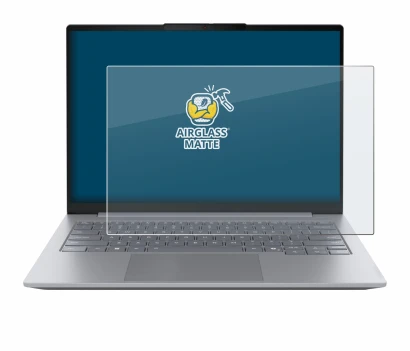 Immagine del dispositivo Lenovo ThinkBook 14 Gen 8 con un'ampia varietà di protezioni per lo schermo.