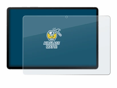 Immagine del dispositivo Samsung Galaxy Tab S10 FE 5G con un'ampia varietà di protezioni per lo schermo.