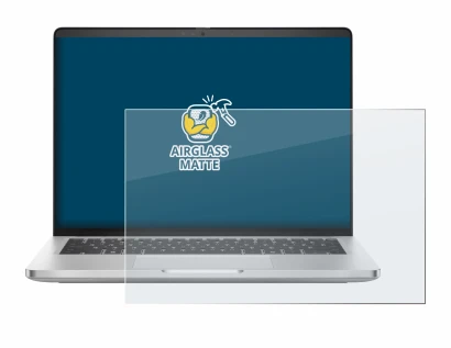 Immagine del dispositivo Dell Pro 14 Plus PB14250 con un'ampia varietà di protezioni per lo schermo.