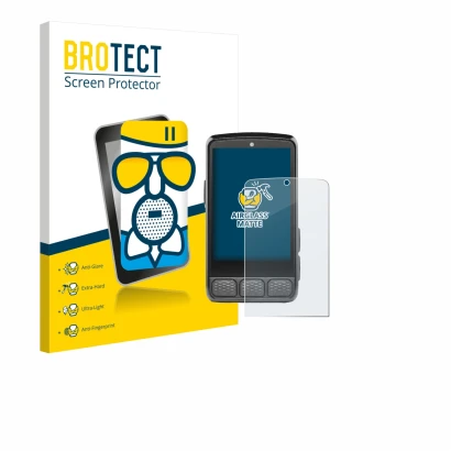 Parte frontale di una confezione del prodotto con il logo del marchio BROTECT. Accanto è raffigurato il dispositivo Wahoo Elem