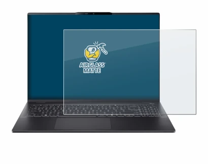 Immagine del dispositivo Acer Swift 16 AI con un'ampia varietà di protezioni per lo schermo.