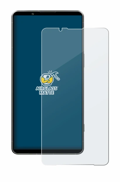 Immagine del dispositivo Sony Xperia 1 VII con un'ampia varietà di protezioni per lo schermo.