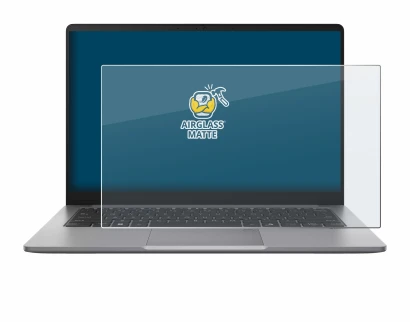 Immagine del dispositivo ASUS ExpertBook P1 P1403 con un'ampia varietà di protezioni per lo schermo.