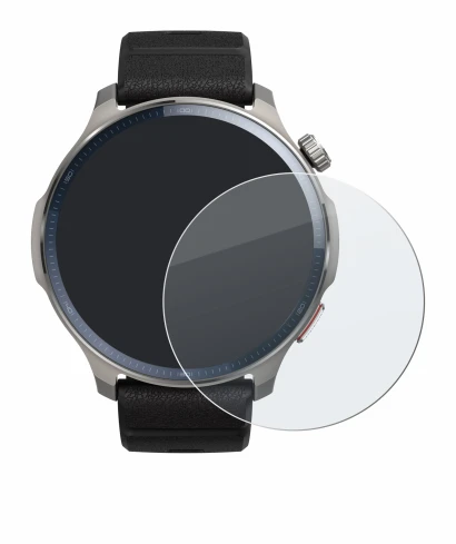 Immagine del dispositivo Huami Amazfit Balance 2 con un'ampia varietà di protezioni per lo schermo.