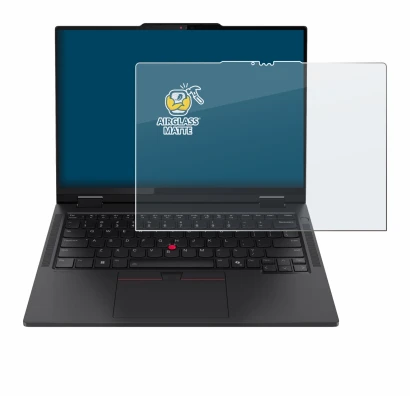 Immagine del dispositivo Lenovo ThinkPad T14s 2-in-1 con un'ampia varietà di protezioni per lo schermo.