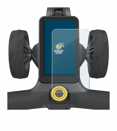 Immagine del dispositivo PowaKaddy CT12 GPS con un'ampia varietà di protezioni per lo schermo.