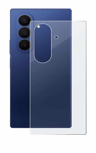 Immagine del dispositivo Samsung Galaxy Z Fold 7 (Posteriore) con un'ampia varietà di protezioni per lo schermo.
