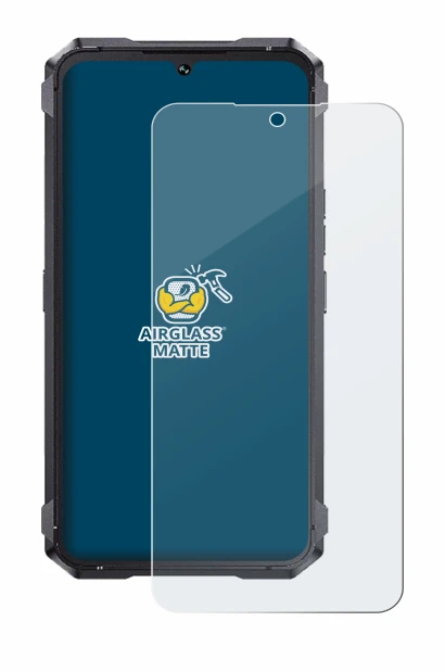 Immagine del dispositivo Cubot King Kong 11 con un'ampia varietà di protezioni per lo schermo.