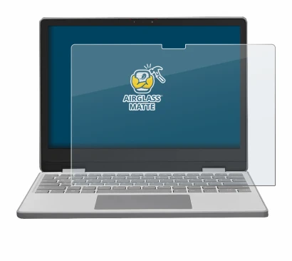 Immagine del dispositivo Framework Laptop 12 con un'ampia varietà di protezioni per lo schermo.