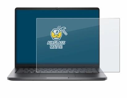 Immagine del dispositivo Dell Pro 14 PC14250 con un'ampia varietà di protezioni per lo schermo.