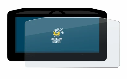 Immagine del dispositivo Ducati Panigale V4 2025 con un'ampia varietà di protezioni per lo schermo.