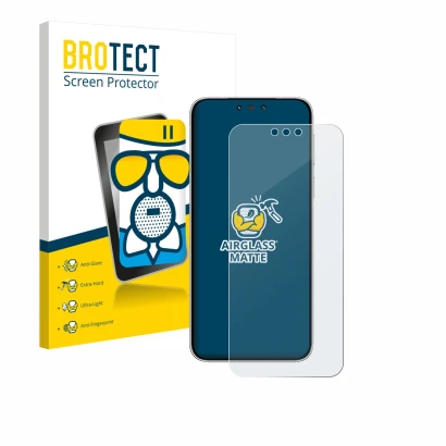 Parte frontale di una confezione del prodotto con il logo del marchio BROTECT. Accanto è raffigurato il dispositivo Huawei Mat