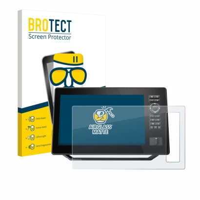 Parte frontale di una confezione del prodotto con il logo del marchio BROTECT. Accanto è raffigurato il dispositivo Humminbird