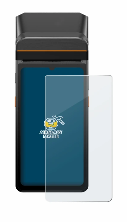 Immagine del dispositivo Sunmi V3 A13 con un'ampia varietà di protezioni per lo schermo.