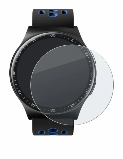 Immagine del dispositivo Reebok Pulse Smartwatch con un'ampia varietà di protezioni per lo schermo.