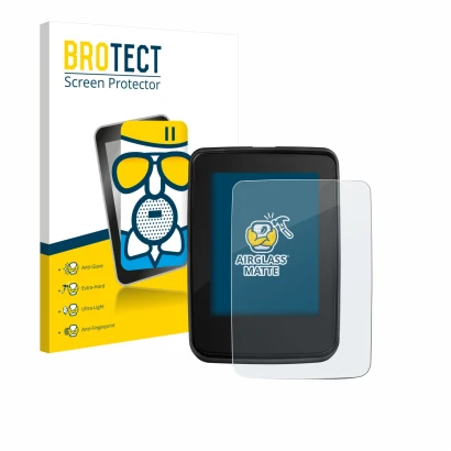 Parte frontale di una confezione del prodotto con il logo del marchio BROTECT. Accanto è raffigurato il dispositivo Giant Ride