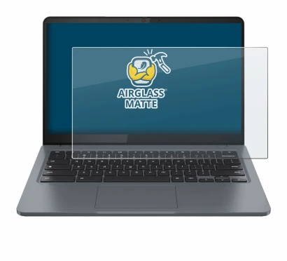 Immagine del dispositivo Lenovo IdeaPad Slim 3 Chromebook Gen 8 14" con un'ampia varietà di protezioni per lo schermo.