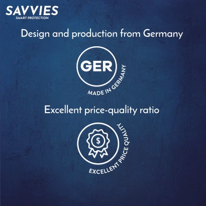 Scritta: Design e produzione dalla Germania