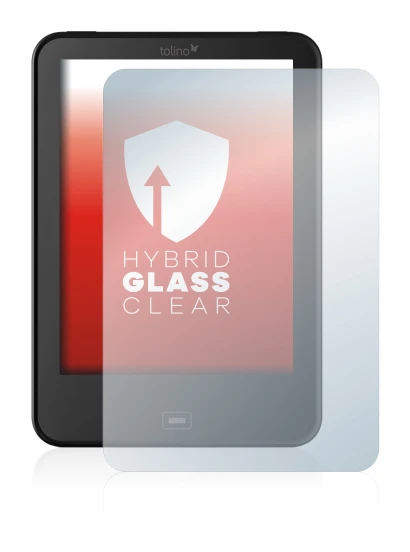 Immagine del dispositivo Tolino Vision 3 HD con un'ampia varietà di protezioni per lo schermo.