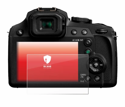 Immagine del dispositivo Panasonic Lumix DC-FZ82 con un'ampia varietà di protezioni per lo schermo.