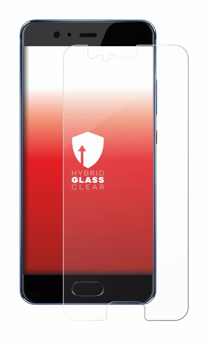 Immagine del dispositivo Huawei P10 con un'ampia varietà di protezioni per lo schermo.