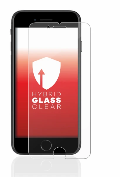 Immagine del dispositivo Apple iPhone SE 2 2020 con un'ampia varietà di protezioni per lo schermo.
