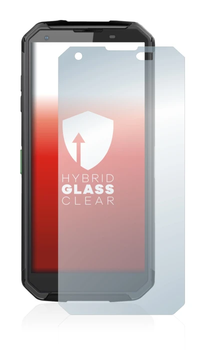 Immagine del dispositivo Blackview BV9500 con un'ampia varietà di protezioni per lo schermo.