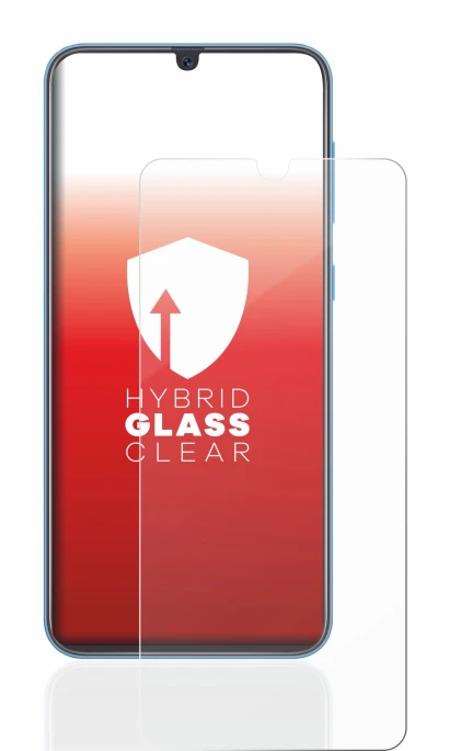 Immagine del dispositivo Samsung Galaxy A40 con un'ampia varietà di protezioni per lo schermo.