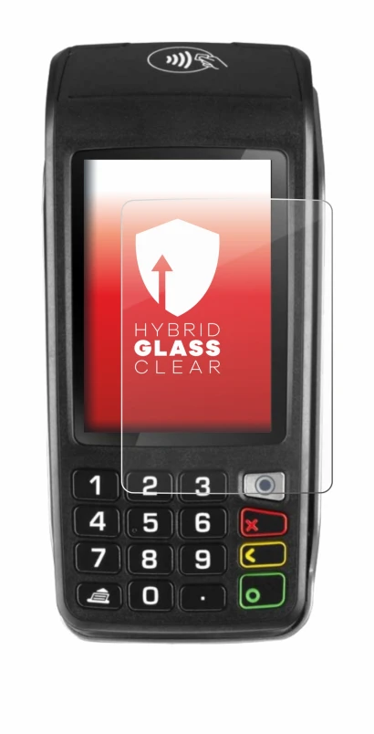 Immagine del dispositivo ingenico Move/5000 con un'ampia varietà di protezioni per lo schermo.