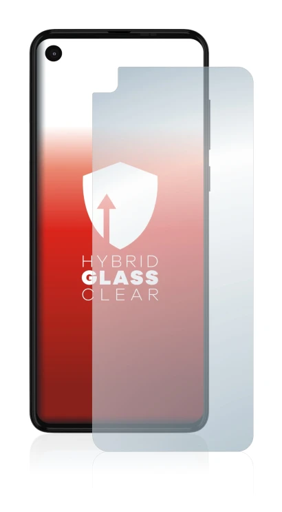 Immagine del dispositivo Motorola One Action con un'ampia varietà di protezioni per lo schermo.