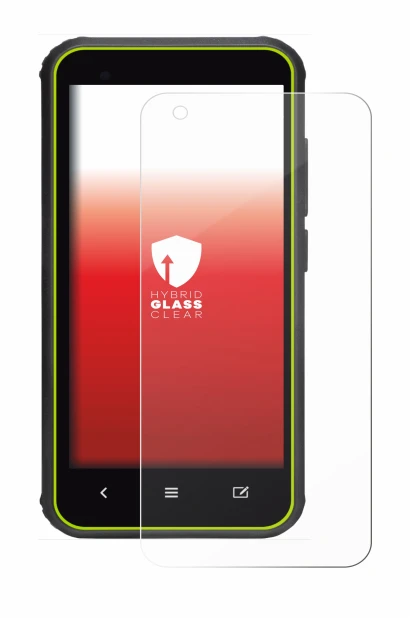 Immagine del dispositivo SkyCaddie SX400 con un'ampia varietà di protezioni per lo schermo.