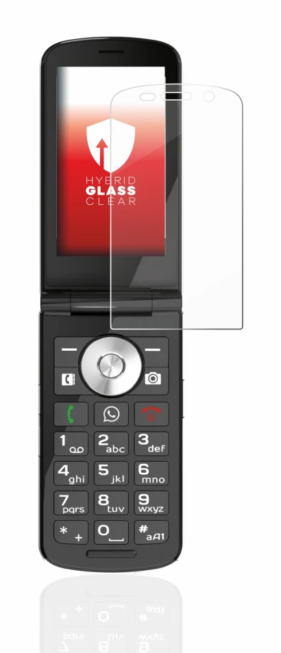 Immagine del dispositivo Emporia TOUCHsmart con un'ampia varietà di protezioni per lo schermo.