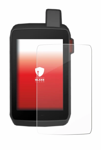 Immagine del dispositivo Garmin Montana 700 con un'ampia varietà di protezioni per lo schermo.