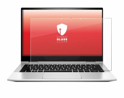 Immagine del dispositivo HP EliteBook x360 830 G8 con un'ampia varietà di protezioni per lo schermo.