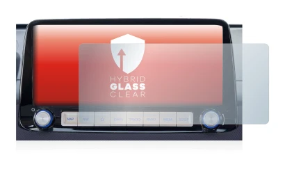 Immagine del dispositivo Hyundai Kona 2020 Infotainment System 10" con un'ampia varietà di protezioni per lo schermo.