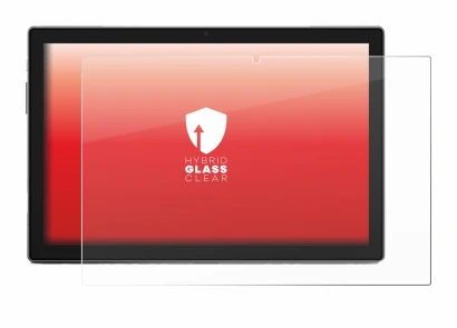 Immagine del dispositivo Blackview Tab 9 con un'ampia varietà di protezioni per lo schermo.