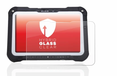 Immagine del dispositivo Panasonic Toughbook FZ-G2 con un'ampia varietà di protezioni per lo schermo.